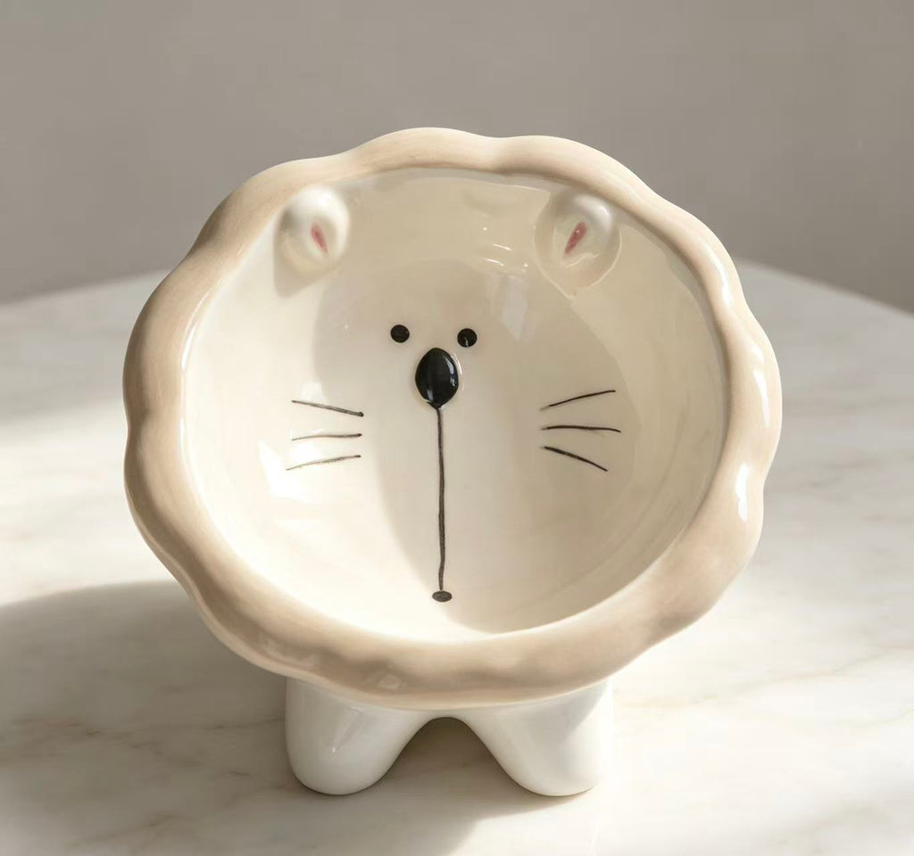 Handmade ceramic pet bowls