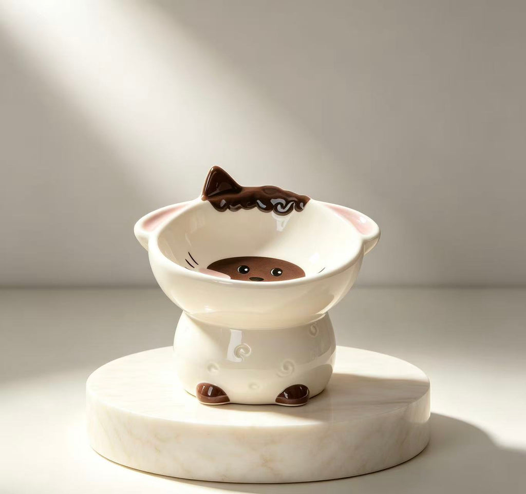 Handmade ceramic pet bowls